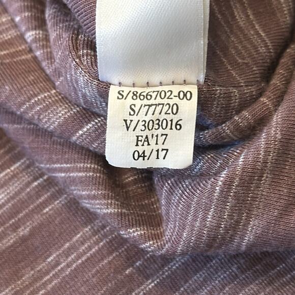 Athleta Women's Beyond Soft Avenues Dress Mauve White Size L - Picture 9 of 11